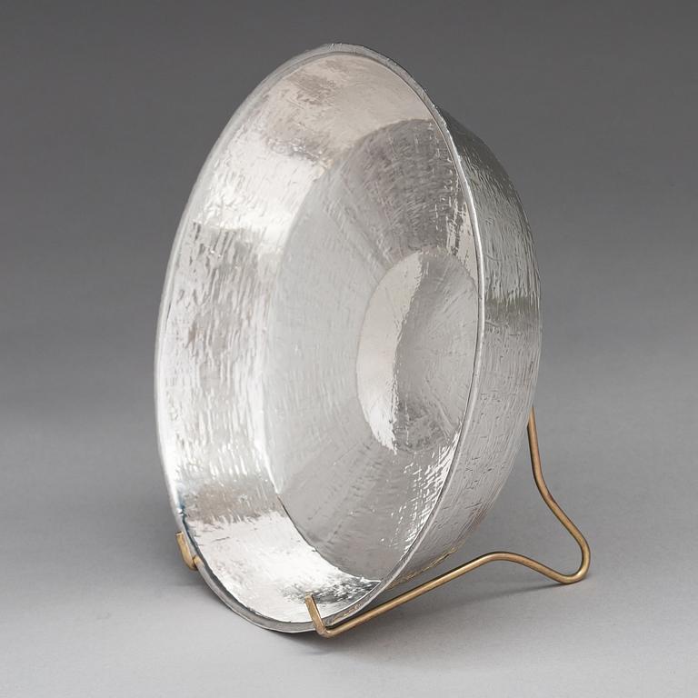 Tapio Wirkkala, Silver bowl TW289, marked TW, Kultakeskus, Hämeenlinna 1965.