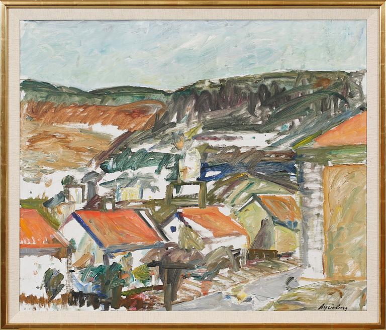 ALF LINDBERG, olja på duk, signerad.