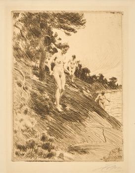 Anders Zorn, "Skrämda"".