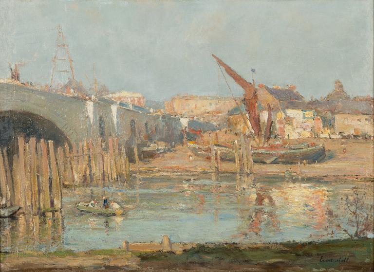 Evert Moll, oil on canvas, signed.