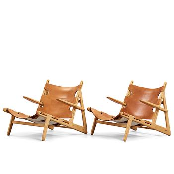 375. Børge Mogensen, a pair of "Hunting chairs" produced by Karl Andersson & Söner, Sweden 1950's.