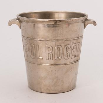 A Pol Roger champagne bucket, France, the mid-20th century.