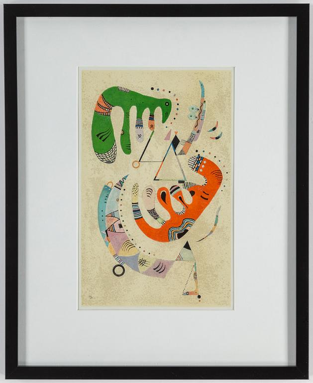 WASSILY KANDINSKY, after, lithograph, from Derrière le Miroir. No. 179, June 1969.