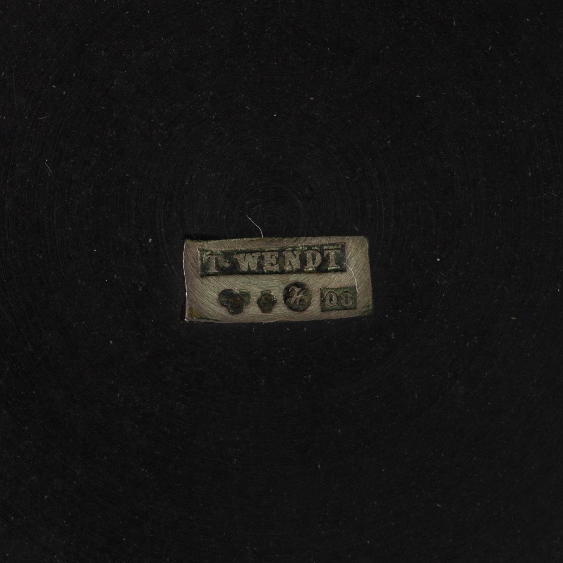 Wilhelmina "Tiddit" Wendt, a set of twelve coasters, Perstorp, Helsingborg 1942-1946.