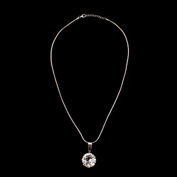 COLLIER OCH RING, sterlingsilver, svenska stämplar, bla HSG 1975.