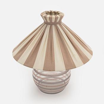 Bordslampa, Köklax Glasbruk, 1930-tal.