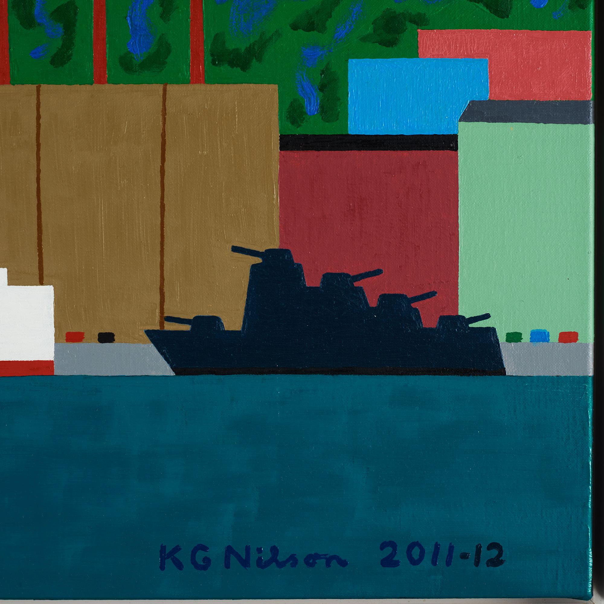KG Nilson, oil on canvcas, signed KG Nilson adn dated 2011-12.