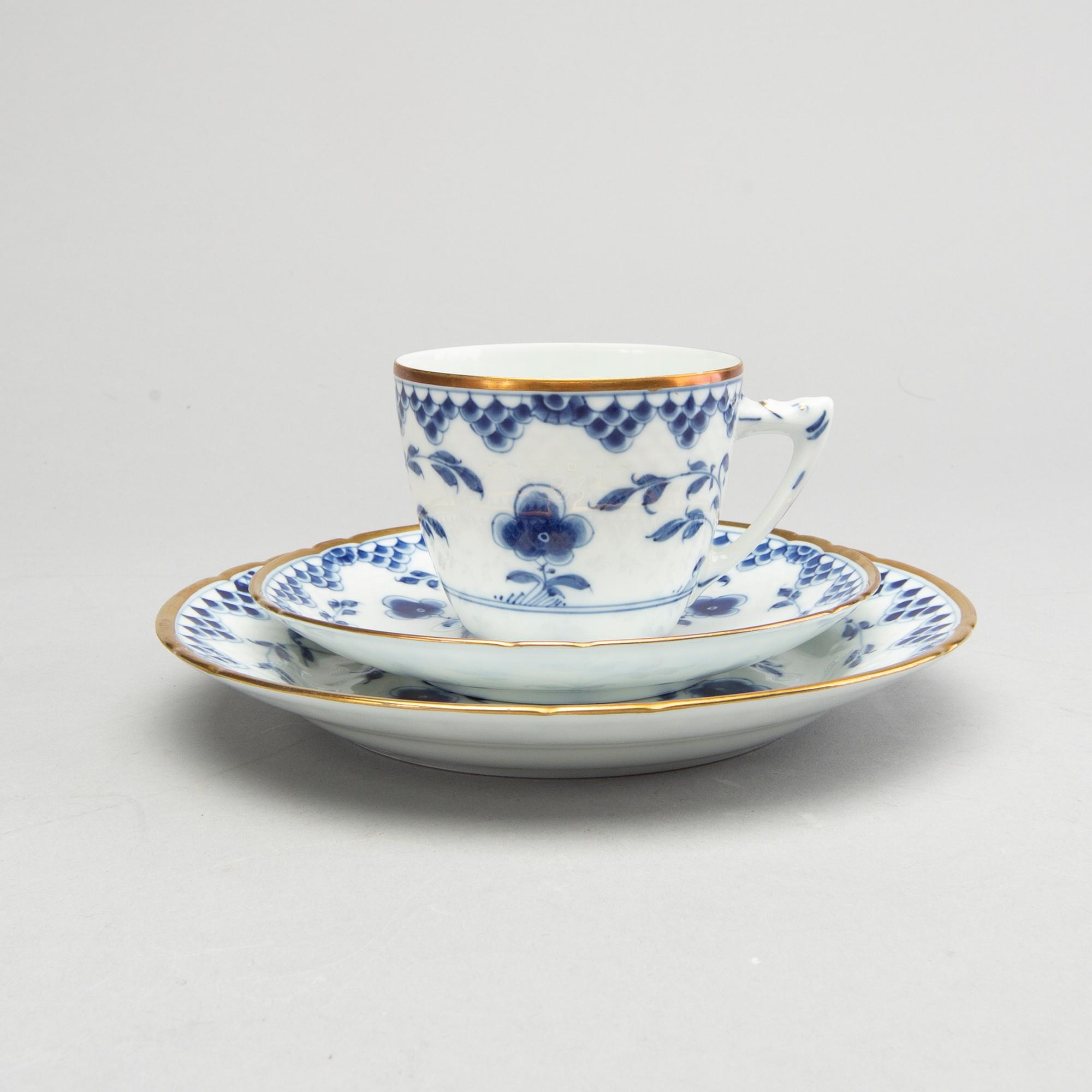 BING & GRÖNDAHL, kaffeservis, 29 dlr, 1900-talets mitt.