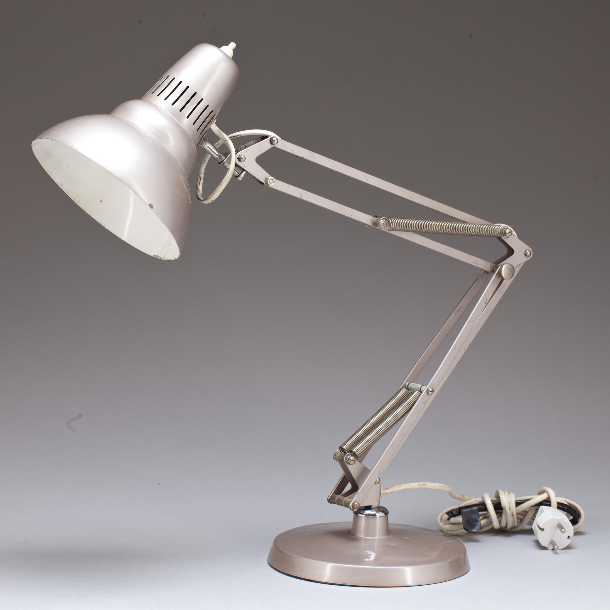 SKRIVBORDSLAMPA, Jac. Jacobsen, Luxo, Norge.