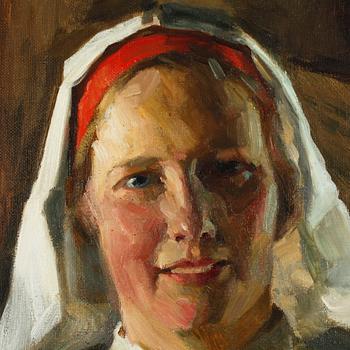 SAM UHRDIN, oil on canvas, signed and dated 1937.