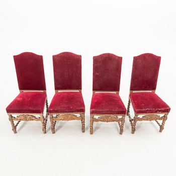 Dining group 11 pcs Baroque style 1920s/30s Almgren & Plynning Helsingborg.