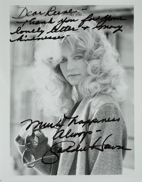 PARTI AUTOGRAFER, 17 st, bla Jerry Lewis, Liza Minelli och Kirk Douglas.