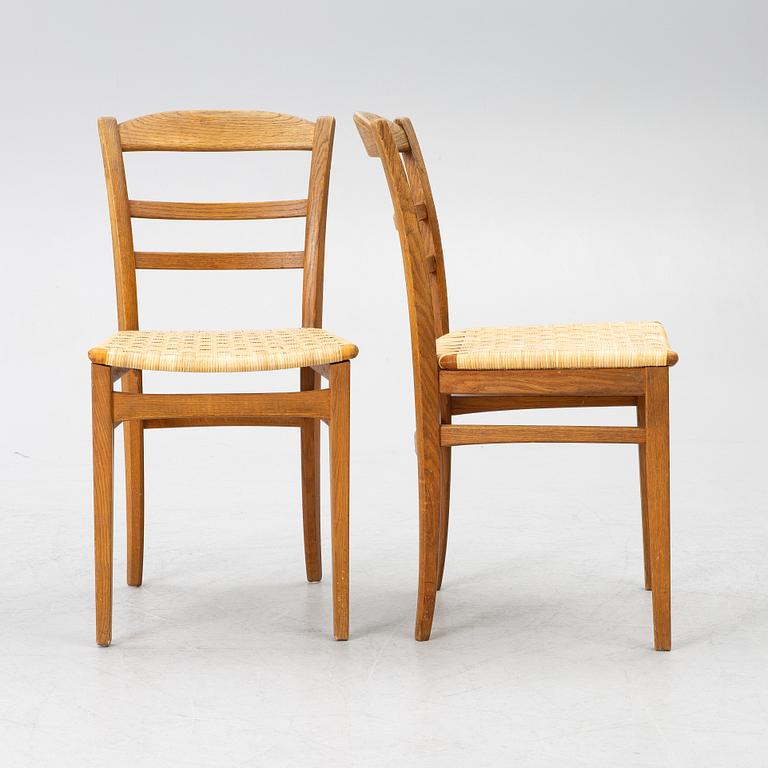 Carl Malmsten, five 'Jöns' chairs.