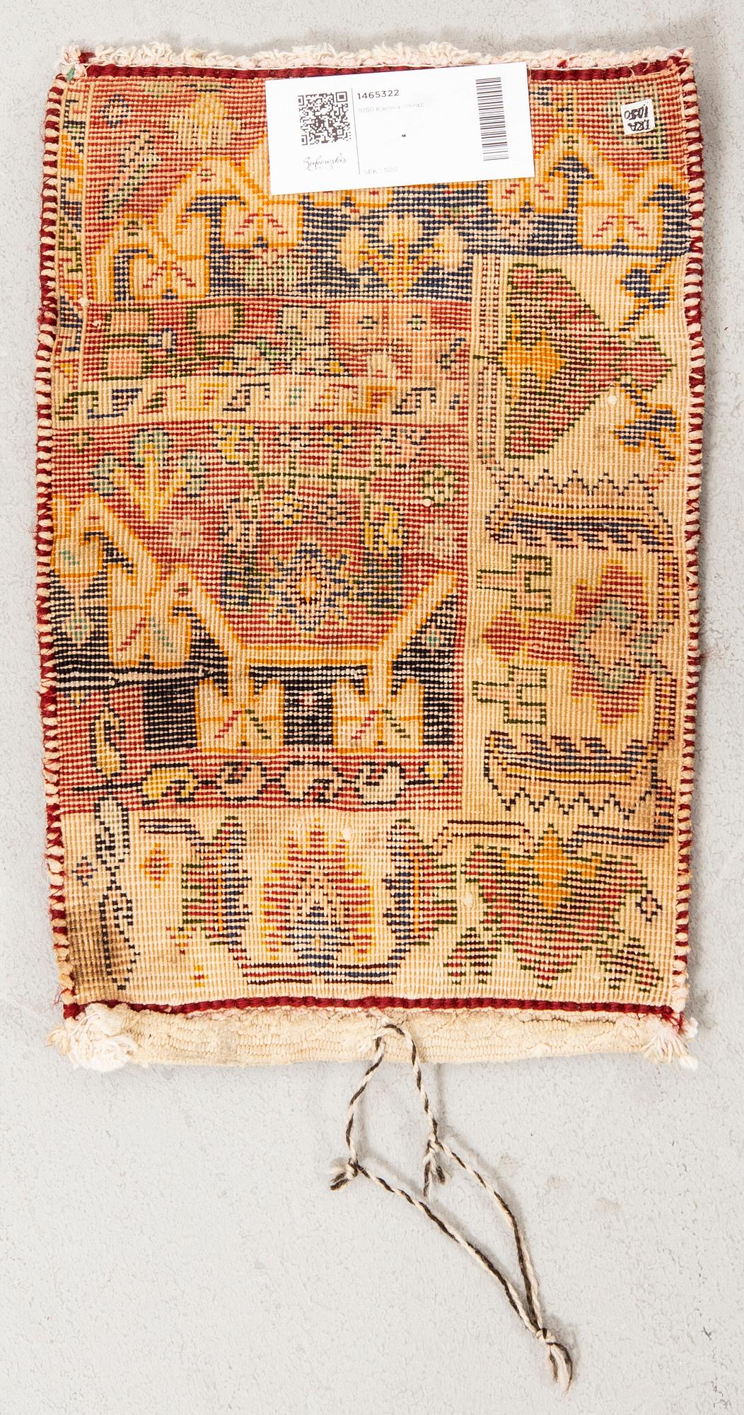 Carpet Kashgai shiraz old 39x26 cm.