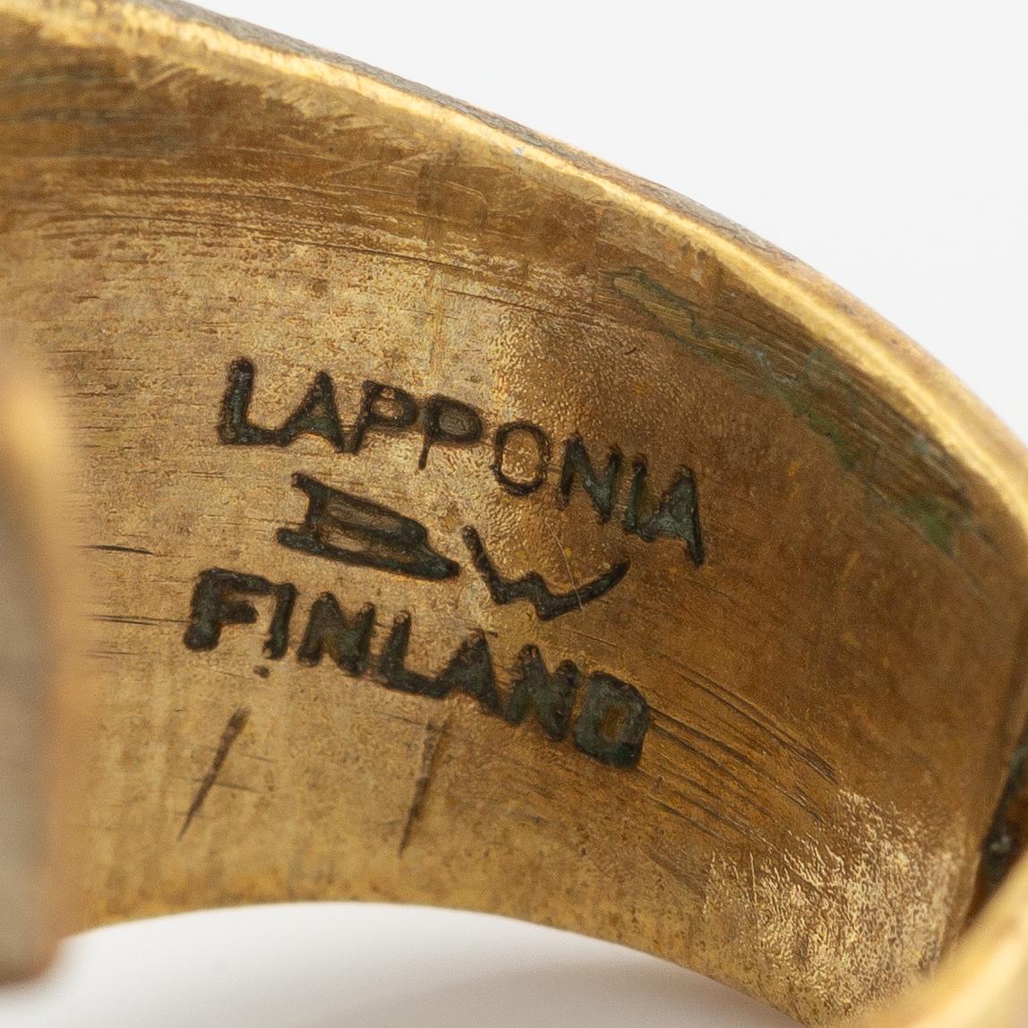 Björn Weckström, ring, "Scarab", bronze, Lapponia.