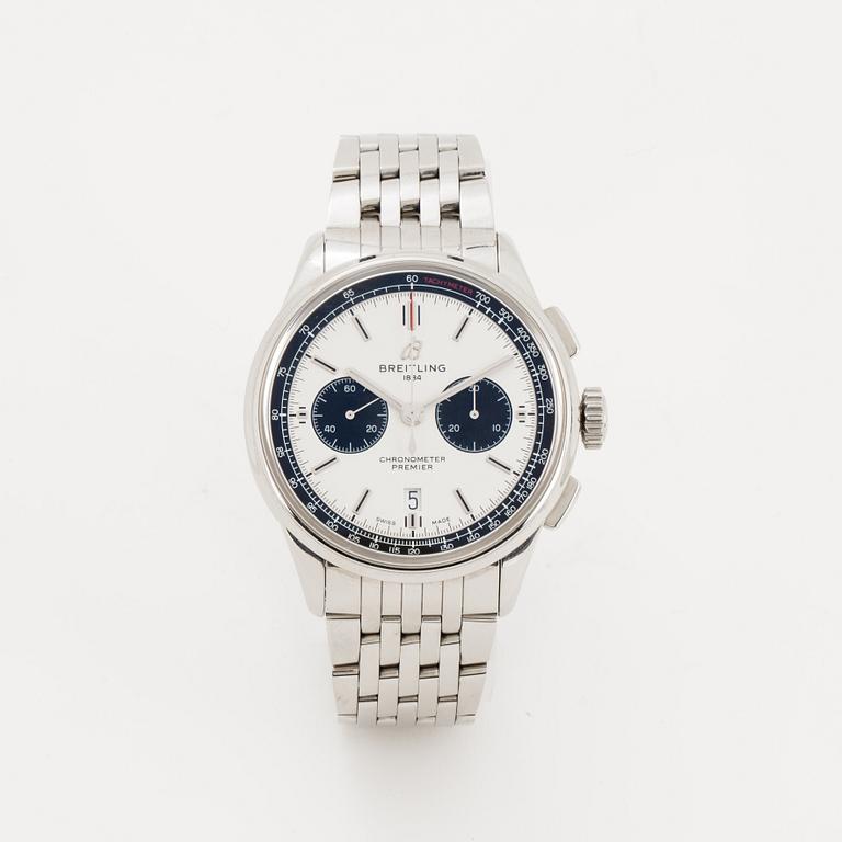 Breitling, Premier B01 Chronograph, Chronometer, wristwatch, 42 mm.