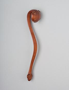 RUYISTAV, boxwood. Kina, troligen sen Qingdynasti.