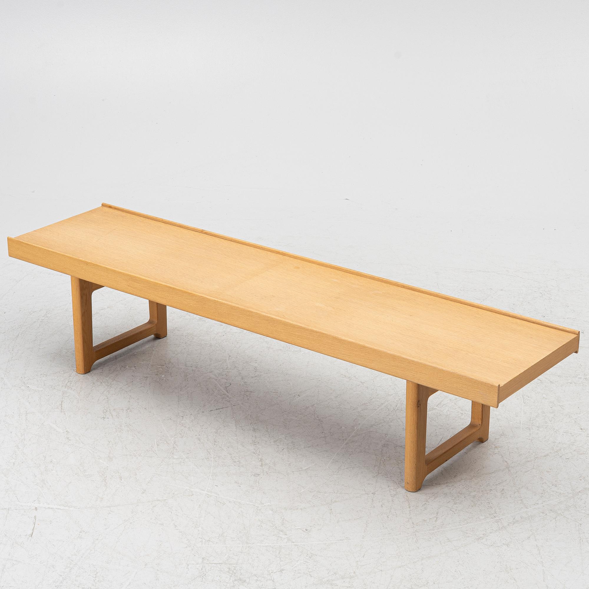 Torbjørn Afdal, a bench, "Krobo", Mellemstrands Trevareindustri, Bruksbo, Norway, second half of the 20th Century.