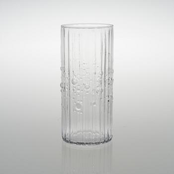 TAPIO WIRKKALA, GLASS SERVIS, JUICE GLASS 18 ST. Mesi. Iittala, 1980s.