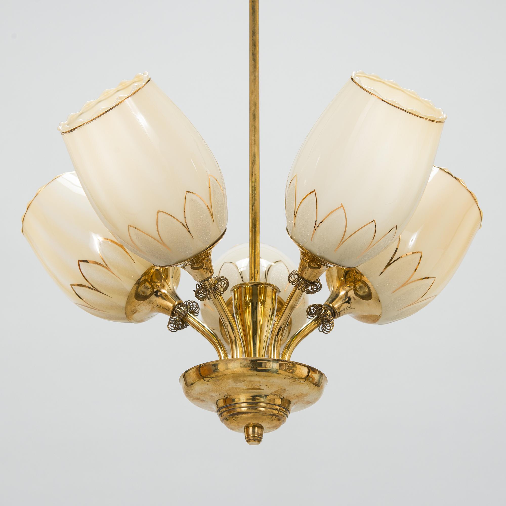 A mid-20th-century chandelier for Stockmann.
