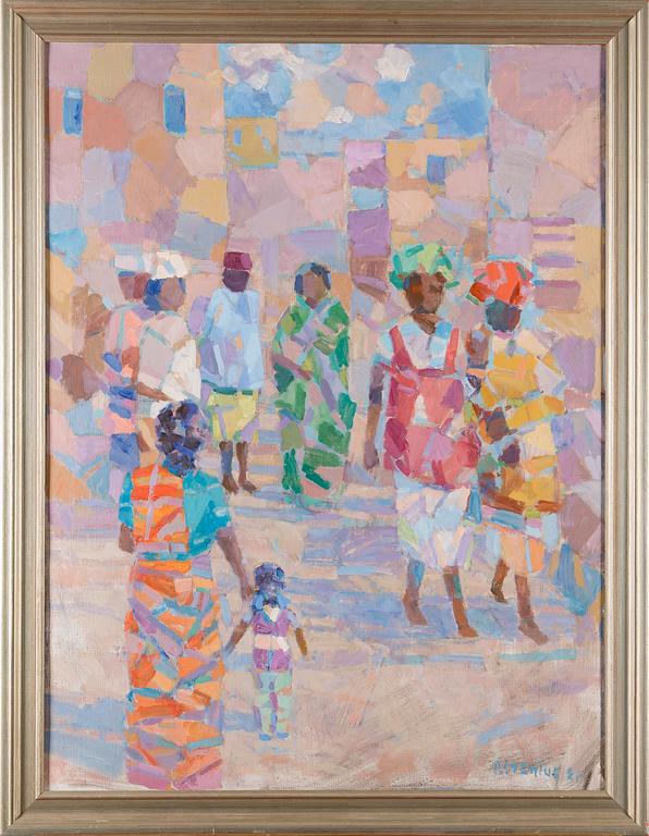 PER STENIUS, oil on canvas, signed and dated -89.