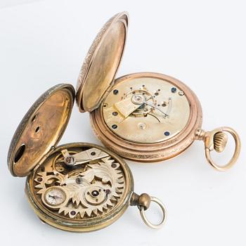 POCKET WATCH, 2 PCS,