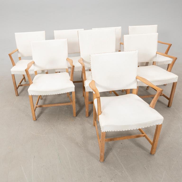 Karl Erik Ekselius, armchairs 8 pcs, second half of the 20th century.