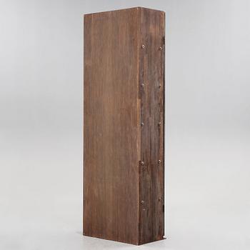 Jonas Bohlin, A Jonas Bohlin stained oak and patinated steel cabinet 'Slottsbacken', Källemo, Sweden circa 1987.