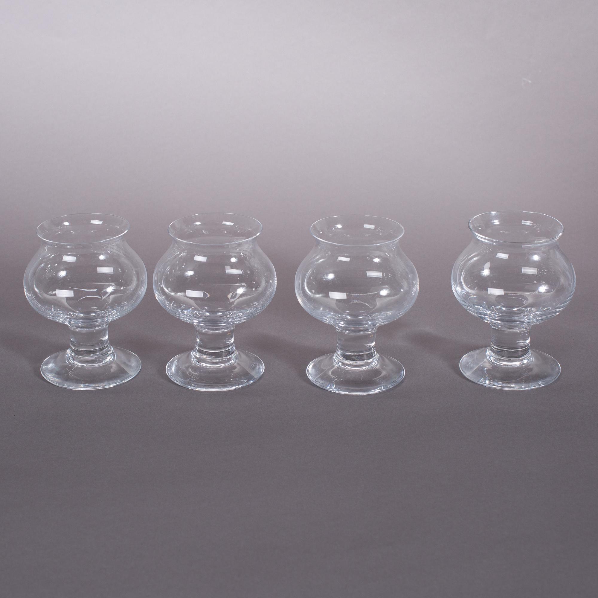 COGNACSKUPOR. 12 st. Signe Persson-Melin, Boda.