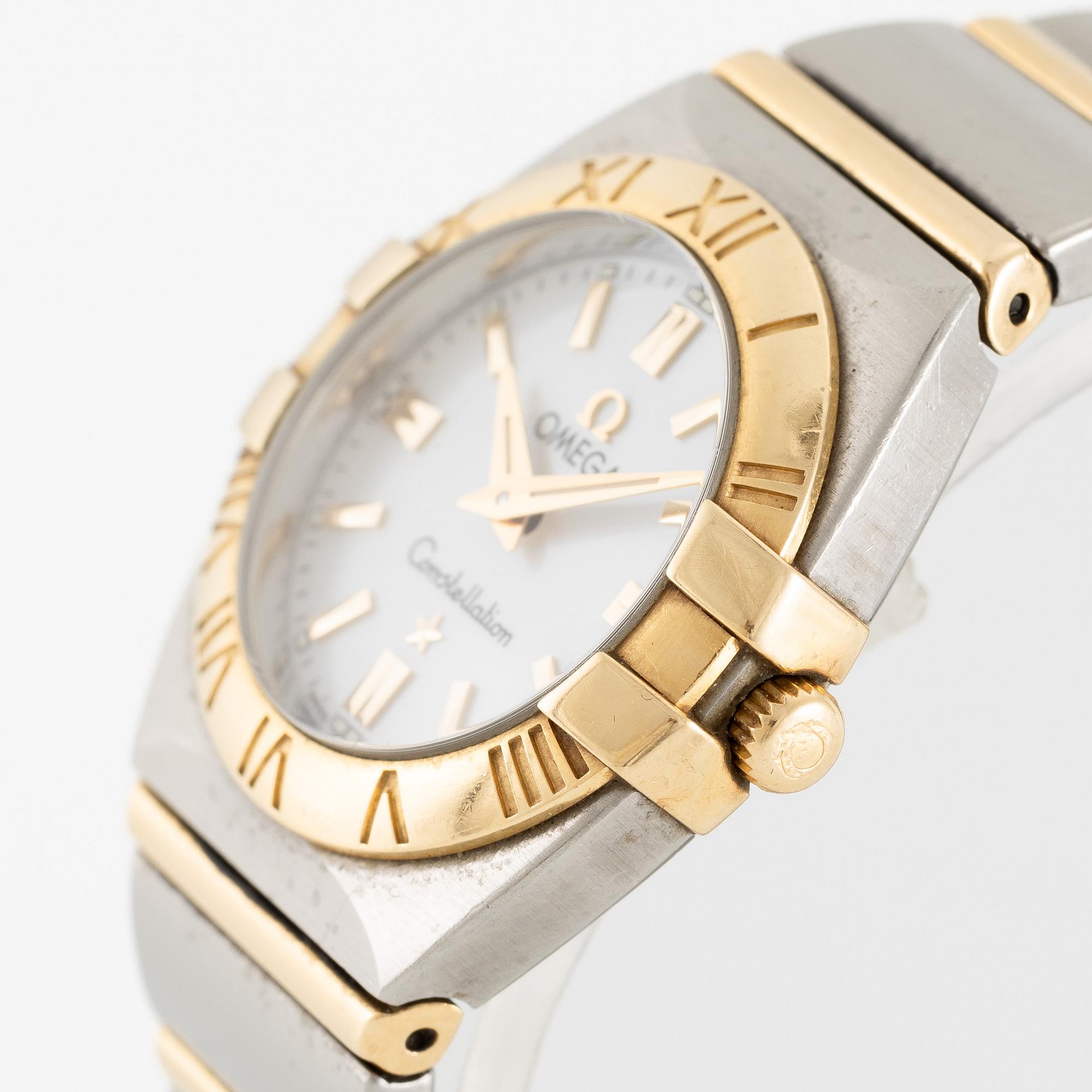 Omega, Constellation, "Double Eagle", wristwatch, 24 mm.