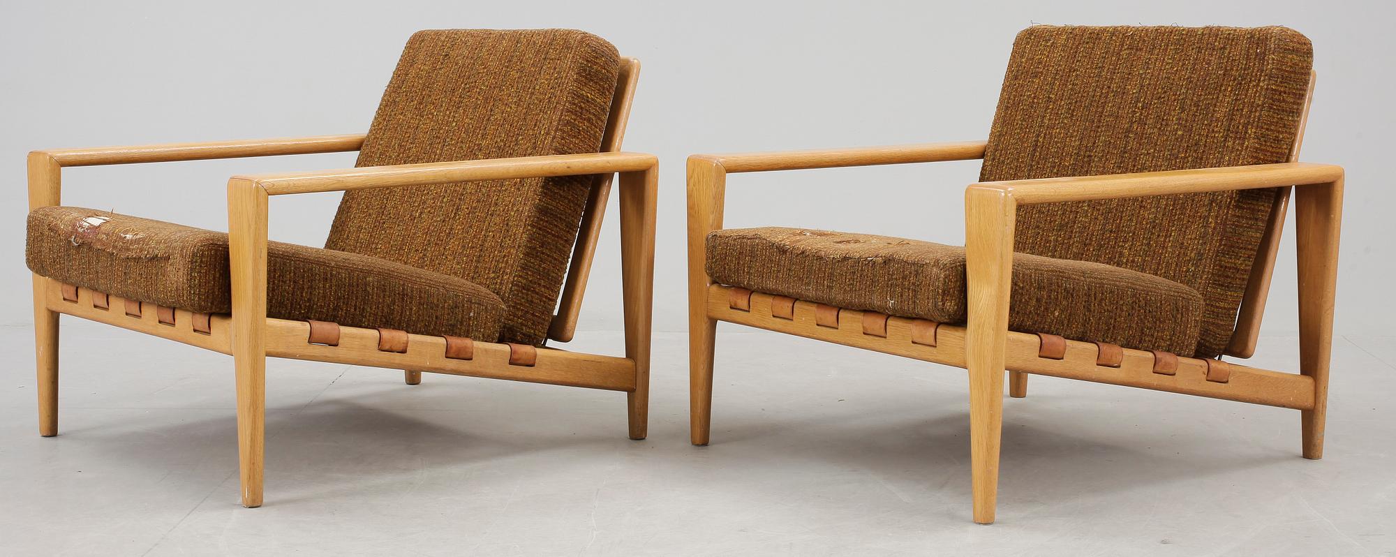 FÅTÖLJER, ett par, Svante Skogh, 1960-tal.