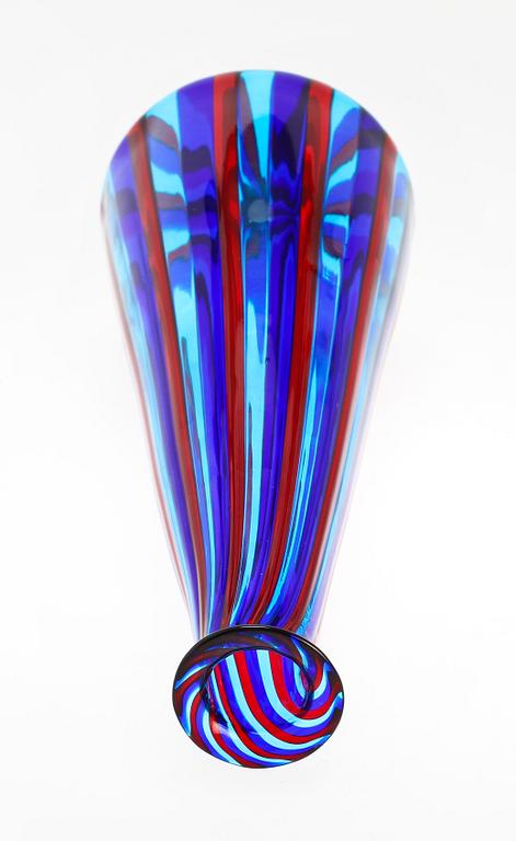 VAS, glas, Venini, Murano, Italien, 1900-talets andra hälft.
