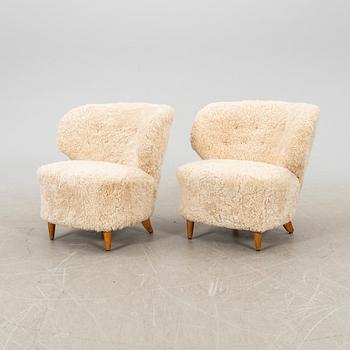 Chairs, a pair, probably Finland, first half of the 20th century.