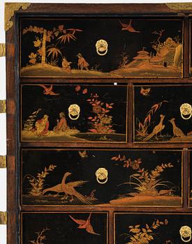 Kabinettskåp, troligen Tyskland, 1700-talets mitt.