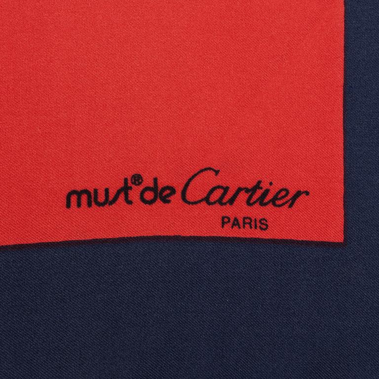 Cartier, scarf.