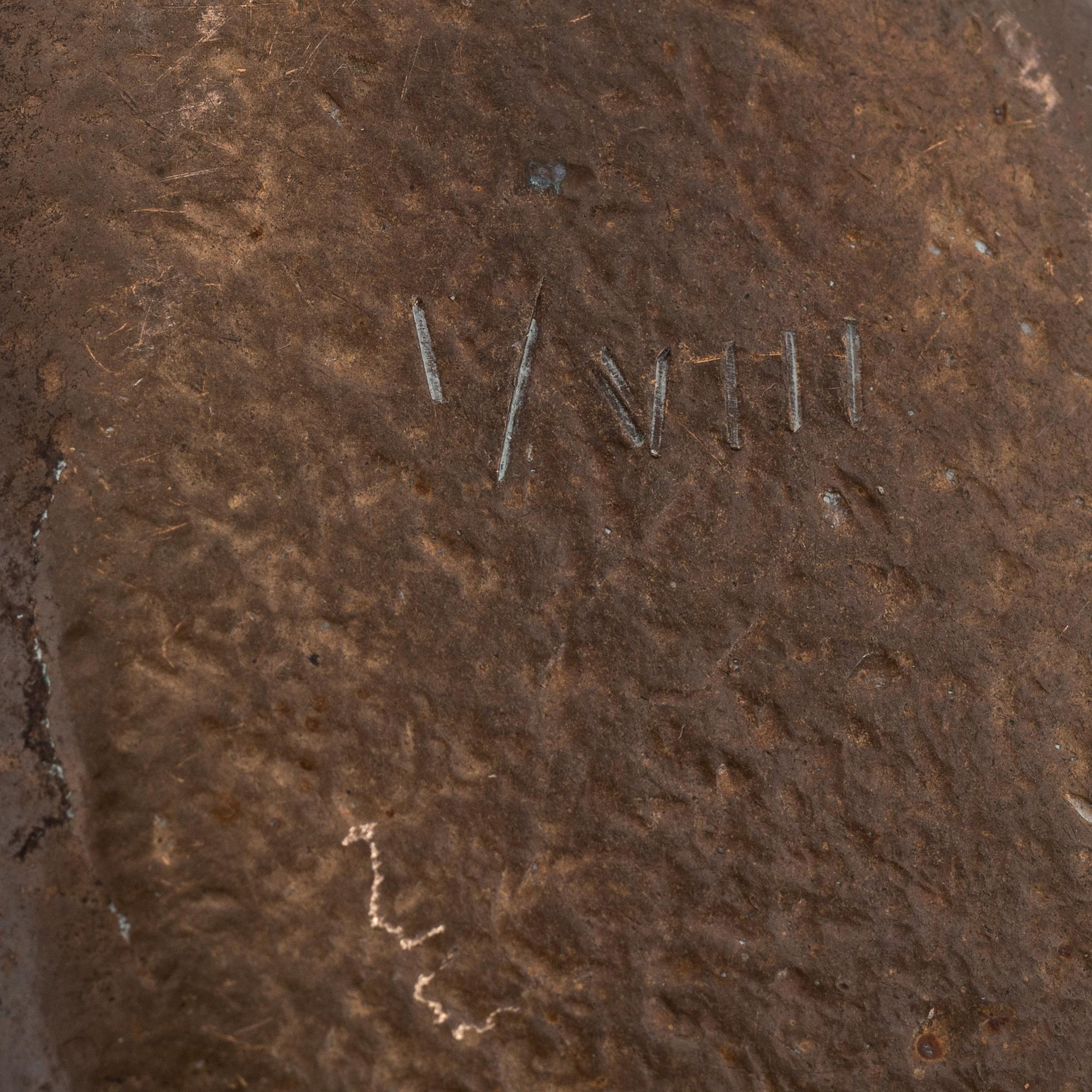 Göran Lange, skulptur, brons, signerad I/VIII.