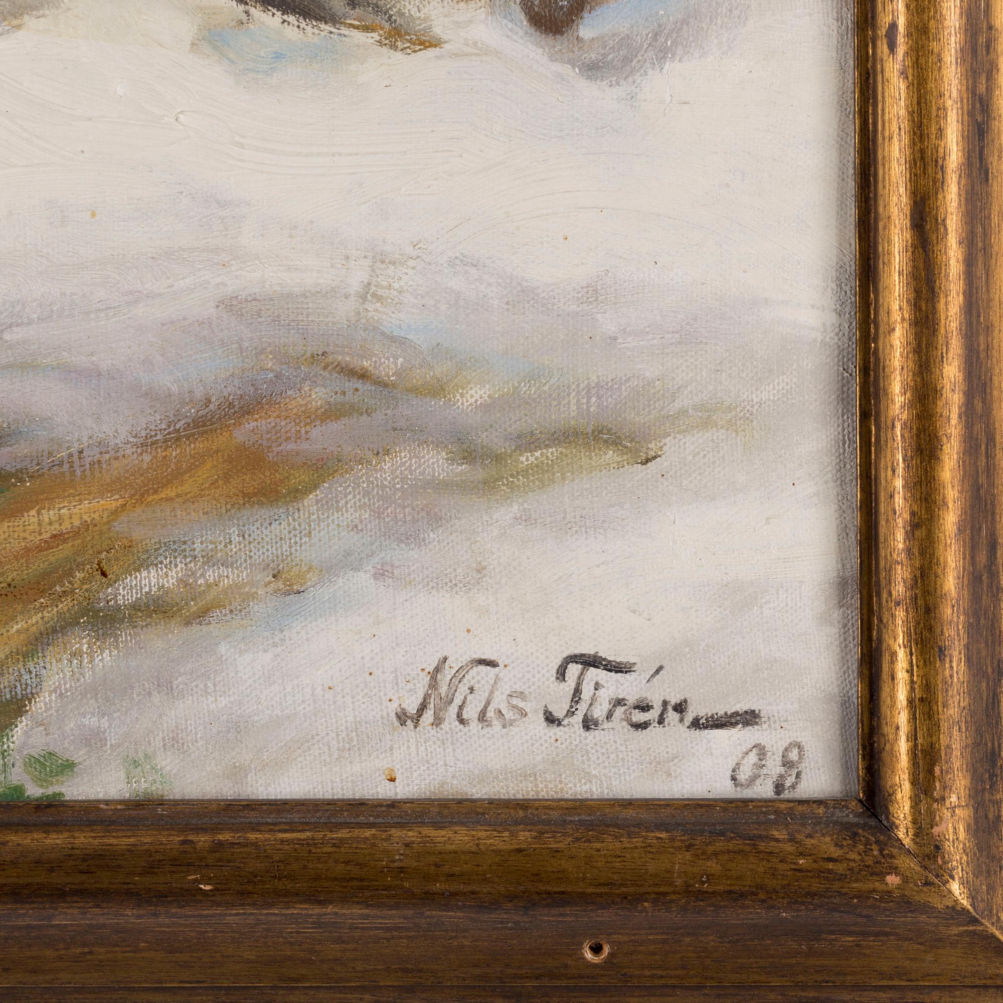NILS TIRÉN, Olja på duk, signerad och daterad -08.