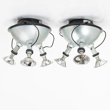 Bengt Källgren & Per Sundstedt, ceiling lamps, a pair, "Trix Transformer", Zero.