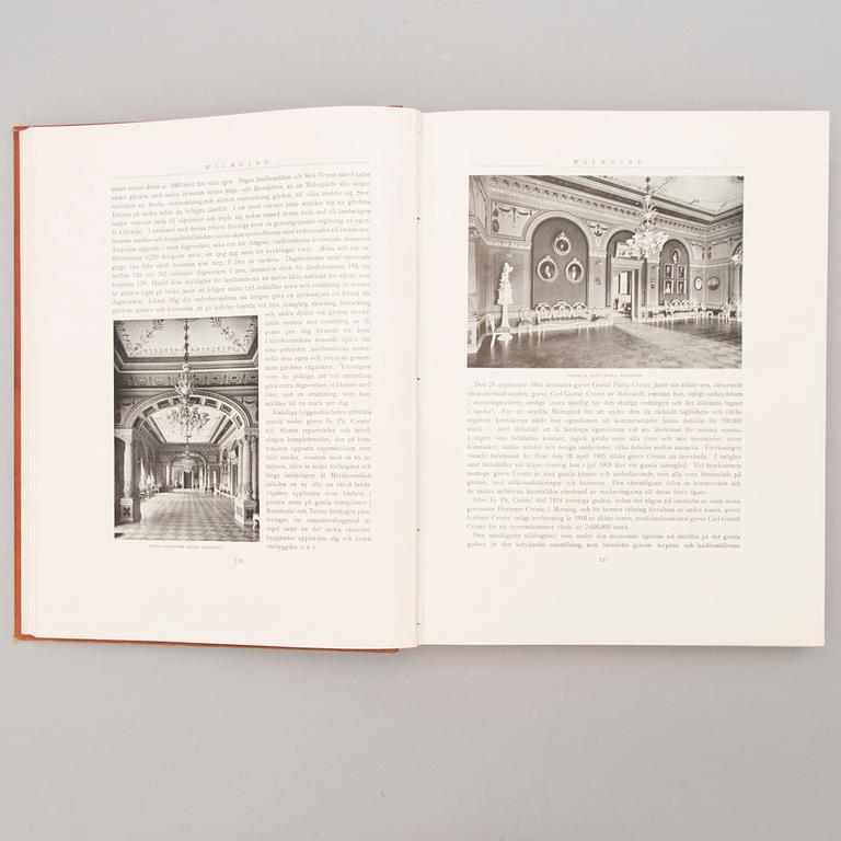 A three-volume book set about mansions in Finland "Herrgårdar i Finland", Helsinki 1928-29.