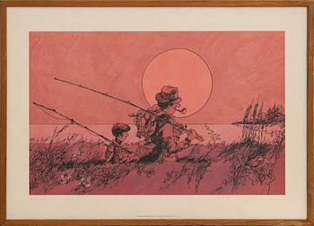 Olika konstnärer 7 st Förlagor till Abu's kataloger "Napp och Nytt".