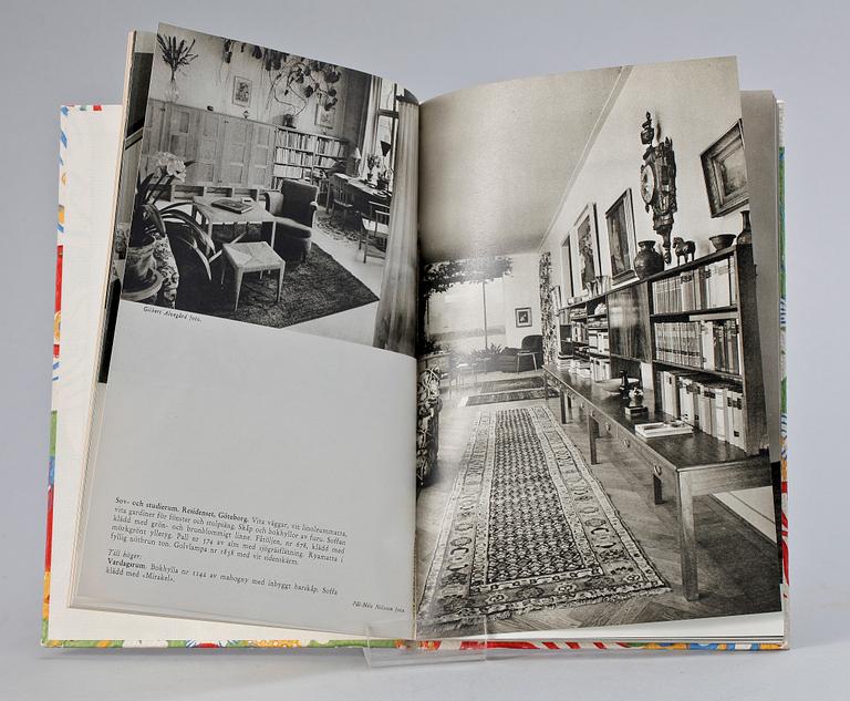 BOK, "Josef Frank, tjugo år i Svenskt Tenn", Nationalmusei utställningskatalog 188, 1952.