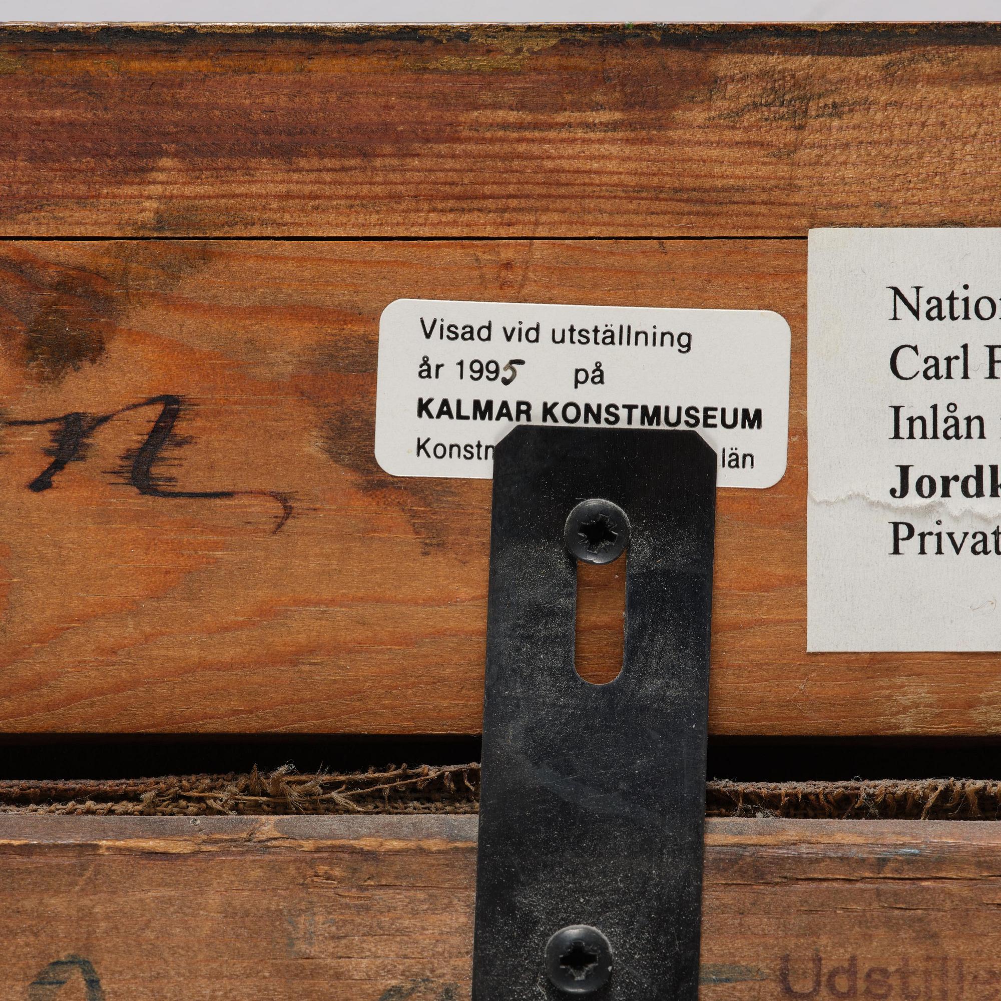 Carl Fredrik Hill, "Jordkällare med figur, Luc-sur-Mer".