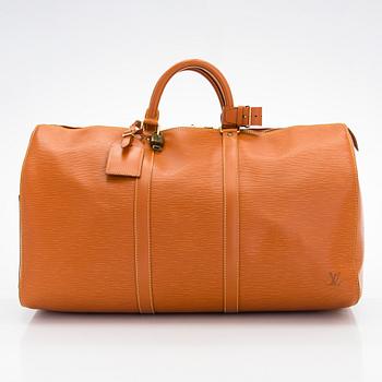 Louis Vuitton, laukku, "Keepall Epi 50".