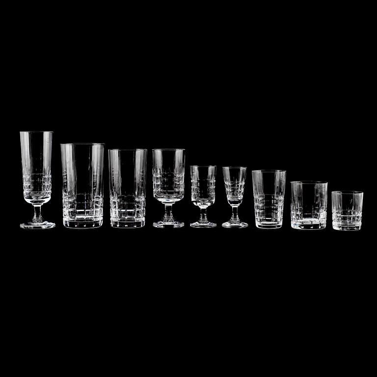 GLASSERVIS, 84 delar, "City", Vicke Lindstrand, Kosta.