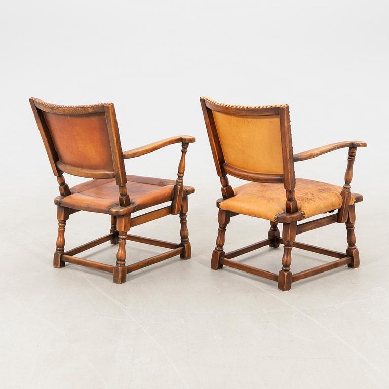 Theo Ruth armchairs, two pieces for Artifort, 1950s.