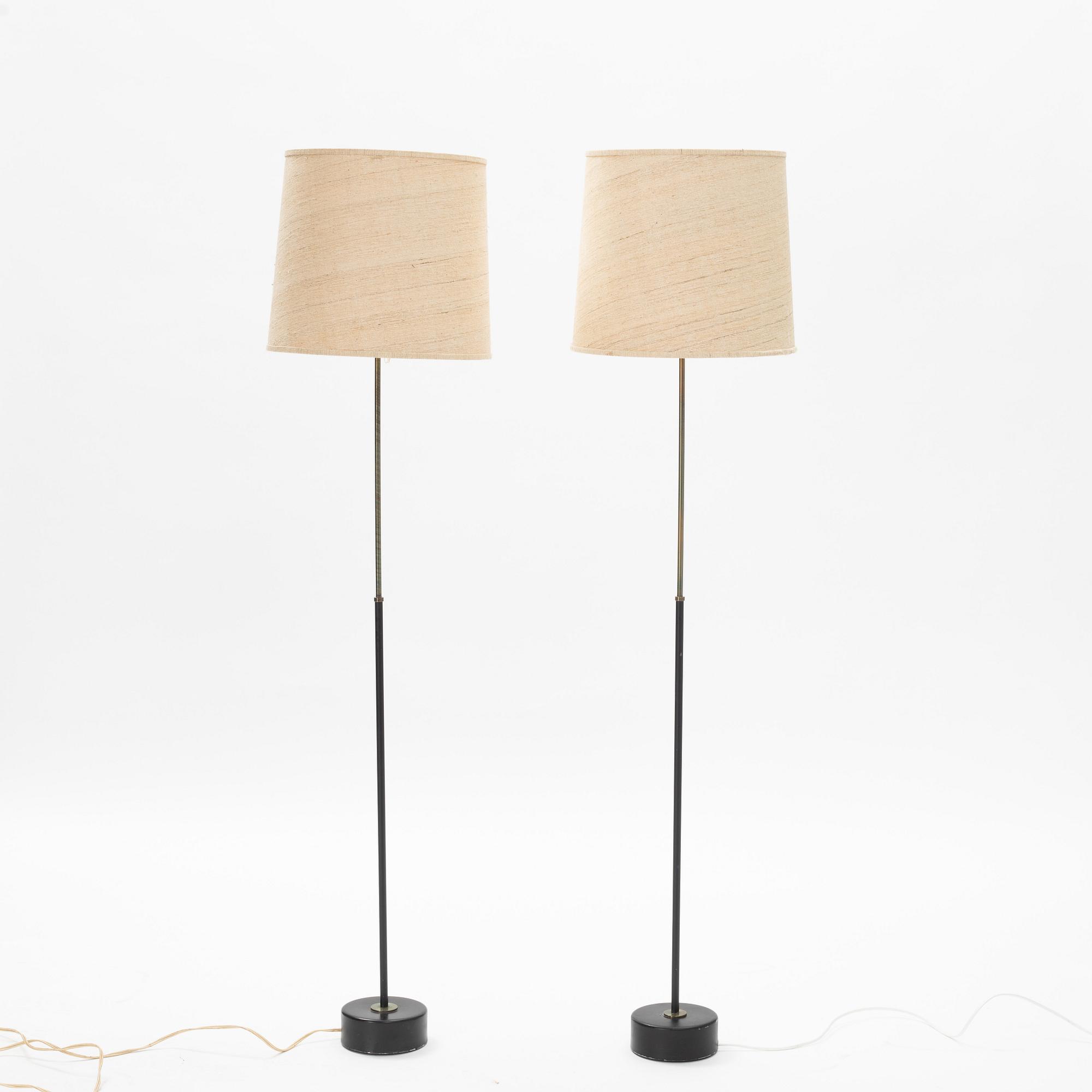 Hans-Agne Jakobsson, a pair of model 'S-1871' floor lights, Hans-Agne Jakobsson AB, Åhus.