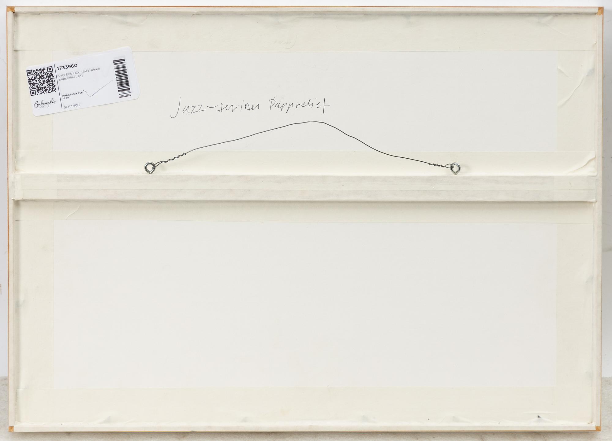Lars Erik Falk, "Jazz-serien papprelief".