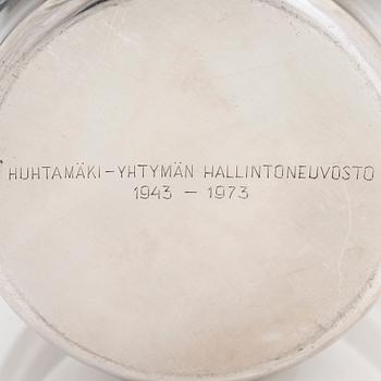 A silver champagne cooler bucket, Kultakeskus, Hämeenlinna 1973.