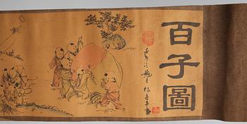 RULLMÅLNING, orientalisk, 1900-tal.