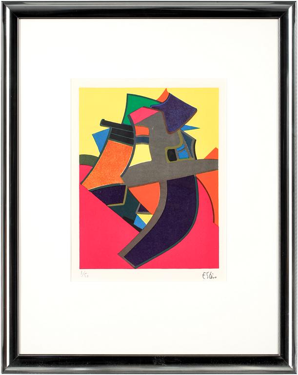 MAURICE ESTÈVE (FRANKRIKE), färglitografi, signerad och numrerad 3/50.